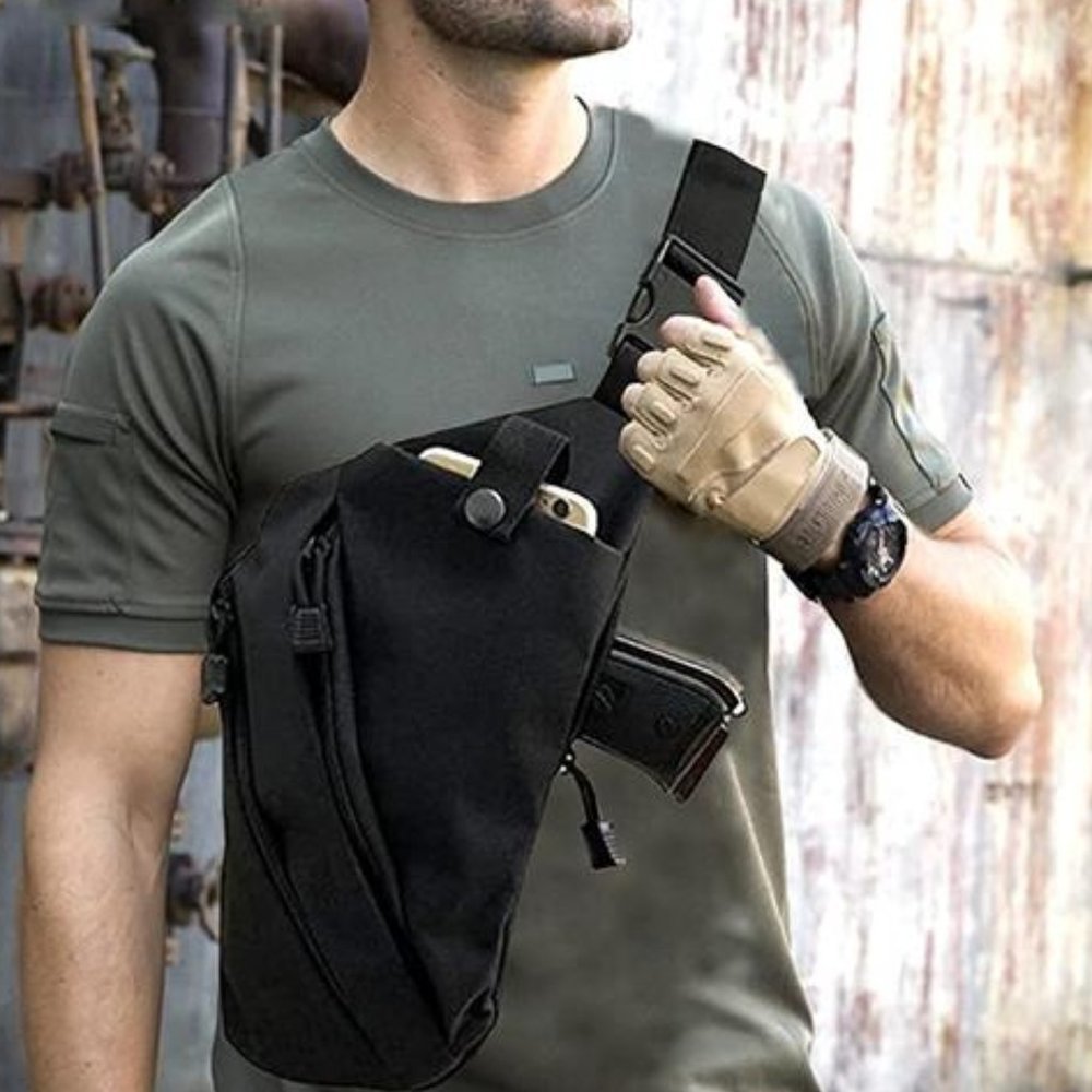 NEW Concealed Carry Backpack Shoulder Holster Bag